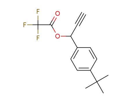 1-(4-(tert-butyl)phenyl)prop-2-yn-1-yl 2,2,2-trifluoroacetate