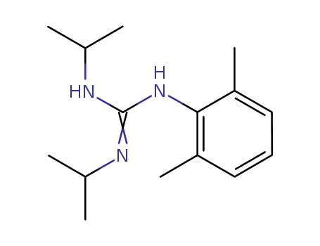 Molecular Structure of 575431-96-8 (Guanidine, N-(2,6-dimethylphenyl)-N',N''-bis(1-methylethyl)-)