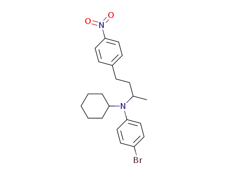 4-bromo-N-cyclohexyl-N-(4-(4-nitrophenyl)butan-2-yl)aniline
