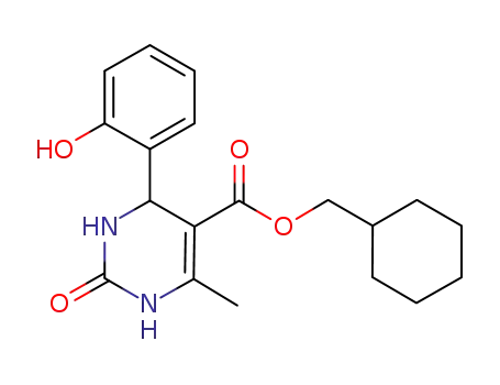 cyclohexylmethyl 4-(2-hydroxyphenyl)-6-methyl-2-oxo-1,2,3,4-tetrahydropyrimidine-5-carboxylate