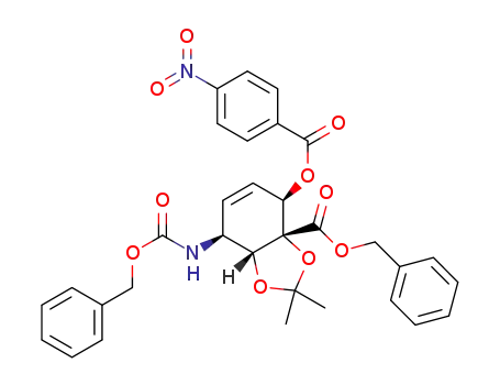 (3aS,4R,7S,7aR)-benzyl 7-(benzyloxycarbonylamino)-2,2-dimethyl-4-(4-nitrobenzoyloxy)-3a,4,7,7a-tetrahydrobenzo[d][1,3]dioxole-3a-carboxylate