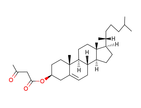 Molecular Structure of 1473-23-0 ((1R,3aS,3bS,7S,9aR,9bS,11aR)-9a,11a-dimethyl-1-[(2R)-6-methylheptan-2-yl]-1H,2H,3H,3aH,3bH,4H,6H,7H,8H,9H,9aH,9bH,10H,11H,11aH-cyclopenta[a]phenanthren-7-yl 3-oxobutanoate)