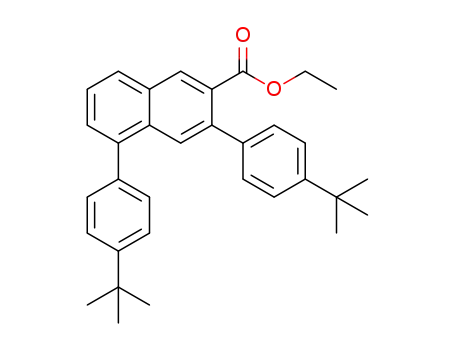 ethyl 3,5-bis(4-tert-butylphenyl)-2-naphthoate