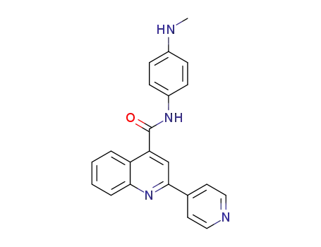 N-(4-(methylamino)phenyl)-2-(pyridin-4-yl)quinoline-4-carboxamide