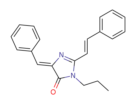 5-benzylidene-3-propyl-2-styryl-3,5-dihydro-imidazol-4-one
