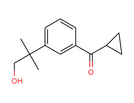 2-(3-cyclopropylcarbonyl)phenyl-2-methyl propanol