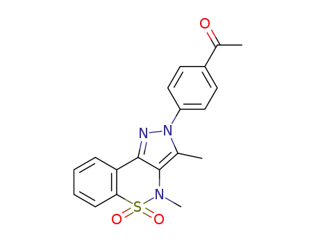 4-(3,4-dimethyl-5,5-dioxidobenzo[e]pyrazolo[4,3-c][1,2]thiazin-2(4H)-yl)ethanone