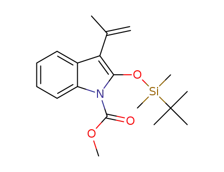 2-[(tert-butyldimethylsilyl)oxy]-1-(methoxycarbonyl)-3-(prop-1-en-2-yl)-1H-indole