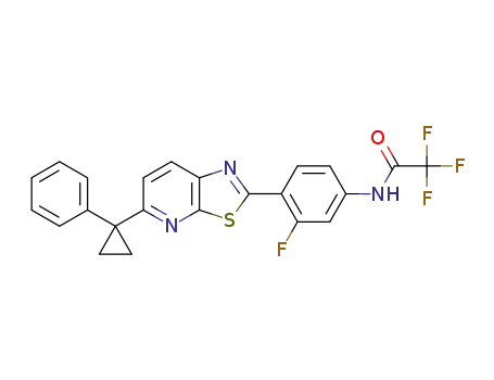 C<sub>23</sub>H<sub>15</sub>F<sub>4</sub>N<sub>3</sub>OS