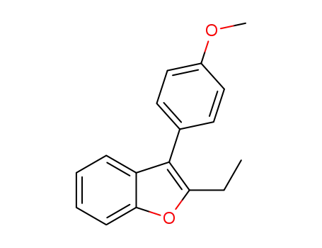 Molecular Structure of 1227008-65-2 (2-ethyl-3-(4-methoxyphenyl)benzofuran)