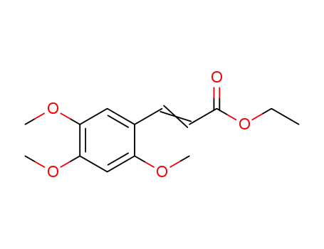 Molecular Structure of 14469-89-7 (2,4,5-trimethoxycinnamic acid ethyl ester)