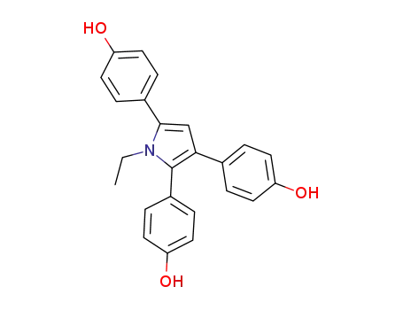 1-ethyl-2,3,5-tris(4-hydroxyphenyl)-1H-pyrrole