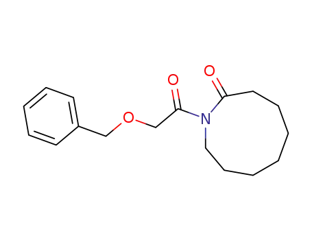 Molecular Structure of 26525-42-8 (1-(2-(benzyloxy)acetyl)azonan-2-one)