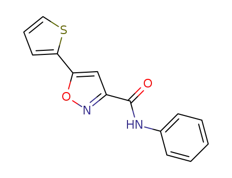N-phenyl-5-(thiophen-2-yl)isoxazol-3-carboxamide