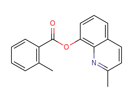 Molecular Structure of 352443-85-7 (2-methyl-8-quinolinyl 2-methylbenzoate)