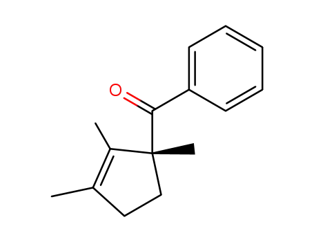 (R)-(+)-Phenyl-1,2,3-trimethyl-cyclopent-2-enyl-keton