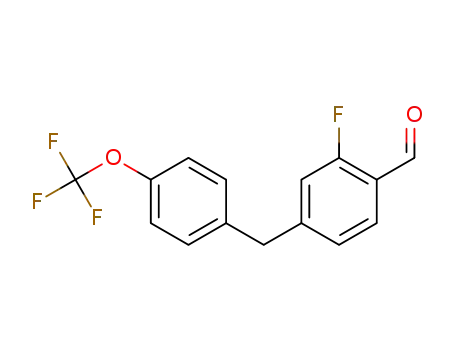2-fluoro-4-(4-(trifluoromethoxy)benzyl)benzaldehyde