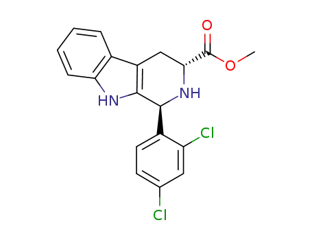 methyl (1S,3R)-1-(2,4-dichlorophenyl)-2,3,4,9-tetrahydro-1H-β-carboline-3-carboxylate