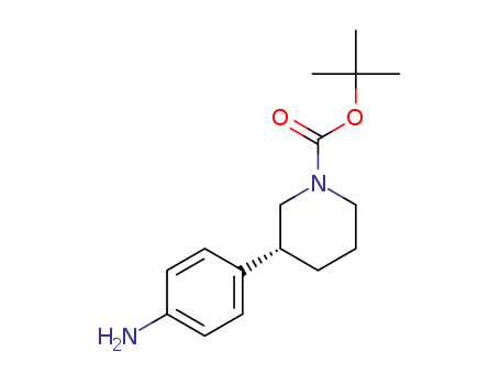 (+)-(R)-tert-butyl 3-(4-aminophenyl)piperidine-1-carboxylate