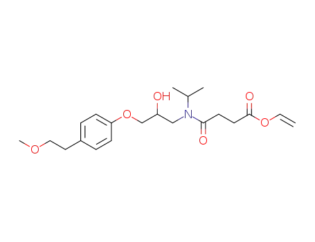 N-(3-vinyloxycarbonylpropanoyl)metoprolol