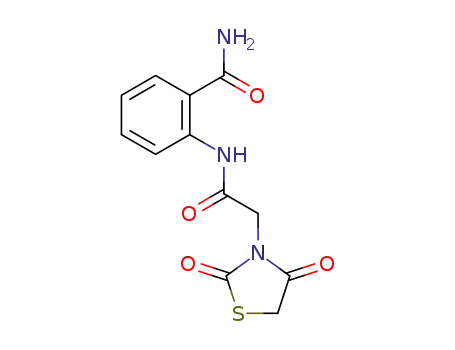 2-(2-(2,4-dioxothiazolidin-3-yl)acetamido)benzamide