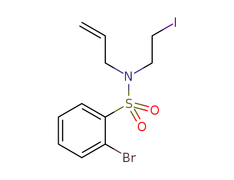 N-allyl-N-(2-iodoethyl)-2-bromobenzenesulfonamide