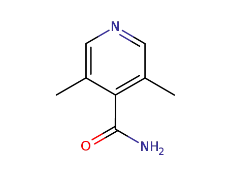 Molecular Structure of 7584-14-7 (Isonicotinamide, 3,5-dimethyl- (7CI,8CI))