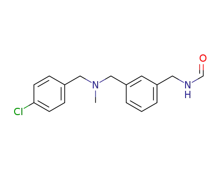 N-[{3-(N-p-chlorobenzyl-N-methylaminomethyl)phenyl}methyl]formamide