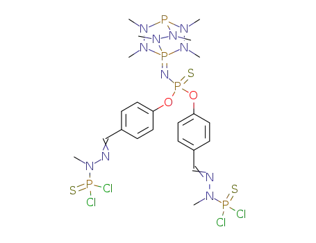 C<sub>22</sub>H<sub>34</sub>Cl<sub>4</sub>N<sub>11</sub>O<sub>2</sub>P<sub>5</sub>S<sub>3</sub>