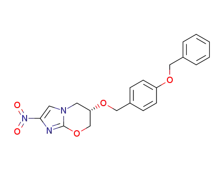 (6S)-6-[(4-benzyloxyphenyl)methoxy]-2-nitro-6,7-dihydro-5H-imidazo[2,1-b][1,3]oxazine