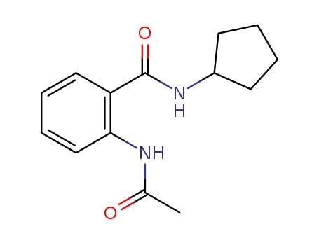 2-acetamido-N-cyclopentylbenzamide