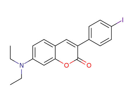 7-(diethylamino)-3-(4-iodophenyl)-2H-chromen-2-one