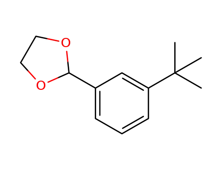 Molecular Structure of 1309385-87-2 (2-(3-(tert-butyl)phenyl)-1,3-dioxolane)