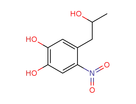4-(2-hydroxypropyl)-5-nitrobenzene-1,2-diol