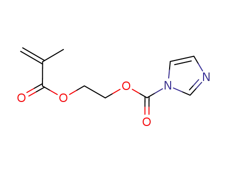 Molecular Structure of 167489-91-0 (1H-Imidazole-1-carboxylic acid, 2-[(2-methyl-1-oxo-2-propenyl)oxy]ethyl
ester)