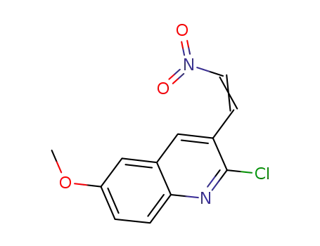 E-2- 클로로 -6-METHOXY3- (2- 니트로) 비닐 퀴놀린