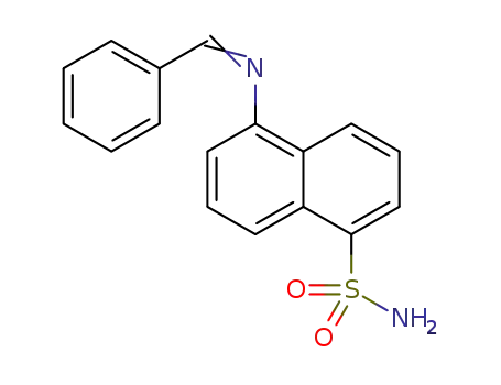 5-(benzylideneamino)naphthalene-1-sulfonamide
