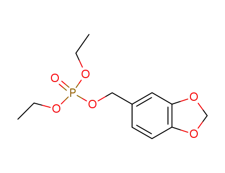 Phosphoric acid, 1,3-benzodioxol-5-ylmethyl diethyl ester