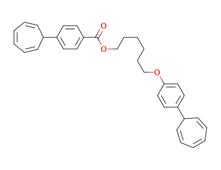 4-(cyclohepta-2,4,6-trien-1-yl)benzoic acid 6-(4-cyclohepta-1,3,6-trien-1-yl-phenoxy)hexyl ester
