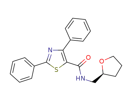 (S)-2,4-diphenyl-N-[(tetrahydrofuran-2-yl)methyl]thiazole-5-carboxamide