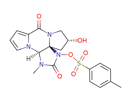 (3aS,5R,12aR)-5-hydroxy-1-methyl-2,8-dioxo-1,5,6,12a-tetrahydroimidazo[4,5-b]dipyrrolo[1,2-a:1',2'-d]pyrazin-3(2H,4H,8H)-yl 4-methylbenzenesulfonate