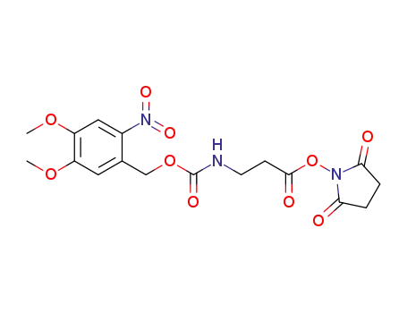 succinimidyl 3-[(4,5-dimethoxy-2-nitrobenzyloxycarbonyl)amino]propanoate