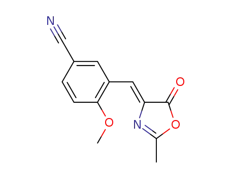 (Z)-4-methoxy-3-((2-methyl-5-oxooxazol-4(5H)-ylidene)methyl)benzonitrile
