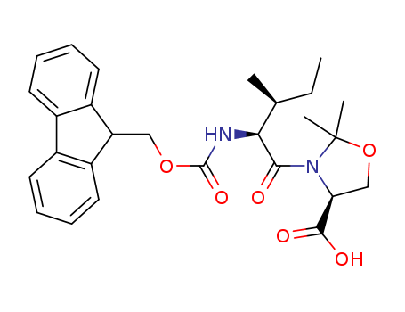 (4S)-3-[(2S,3S)-2-[[(9H-Fluoren-9-ylmethoxy)carbonyl]amino]-3-methyl-1-oxopentyl]-2,2-dimethyl-4-oxazolidinecarboxylic acid