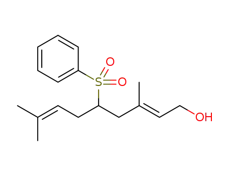 (E)-3,8-dimethyl-5-(phenylsulfonyl)nona-2,7-dien-1-ol