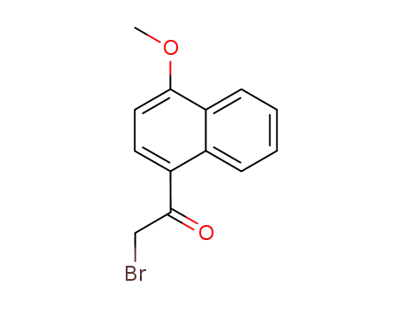 Molecular Structure of 5471-35-2 (2-bromo-1-(4-methoxynaphthalen-1-yl)ethanone)