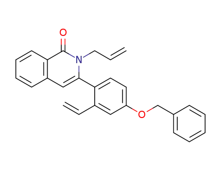 2-allyl-3-(4-benzyloxy-2-vinylphenyl)-2H-isoquinolin-1-one