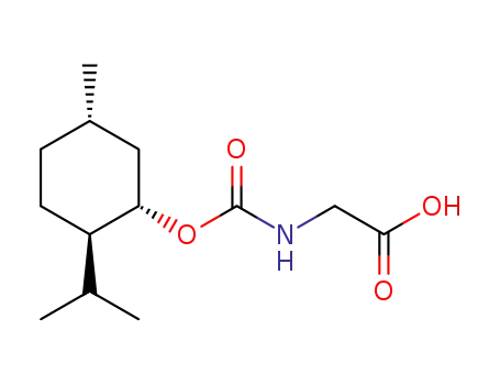 Molecular Structure of 1380401-10-4 (N-(1S,3S,4R-menthyloxycarbonyl)glycine)