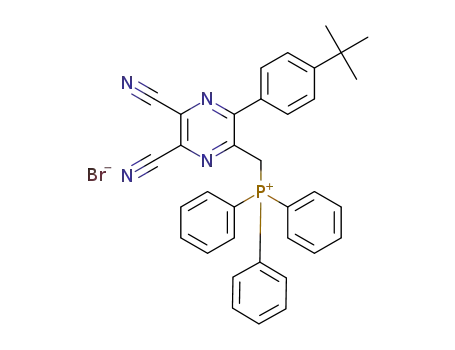 [(3-(4-tert-butylphenyl)-5,6-dicyanopyrazin-2-yl)methyl]triphenyl phosphonium bromide
