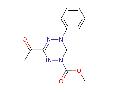 6-acetyl-4-phenyl-2-ethoxycarbonyl-1,2,3,4-tetrahydro-1,2,4,5-tetrazine